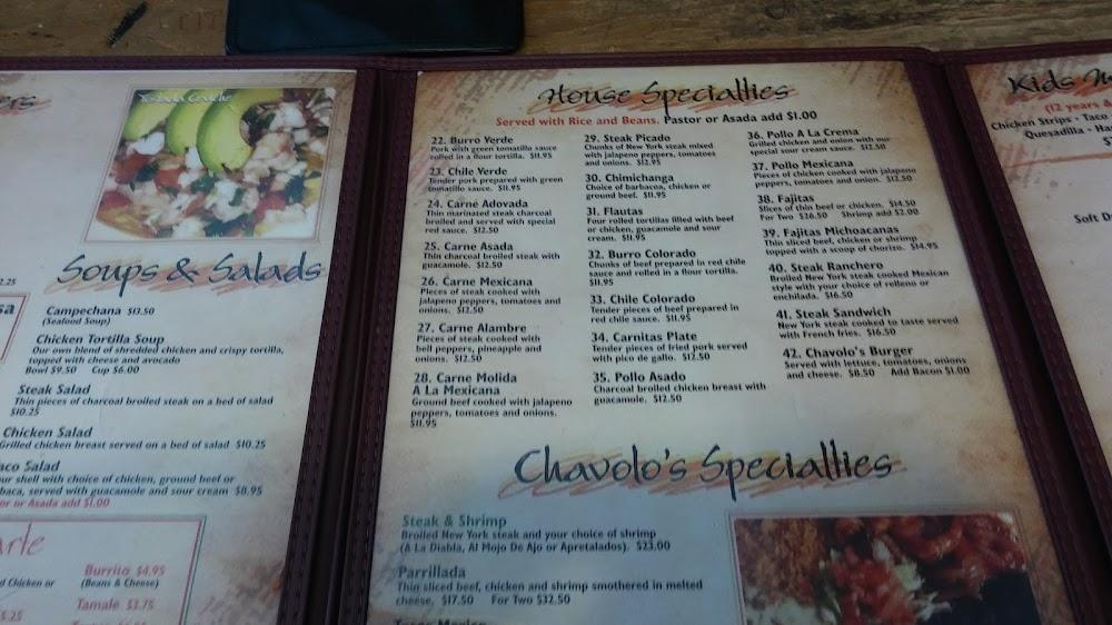 Chavolo's Mexican Restaurant Soft Drink